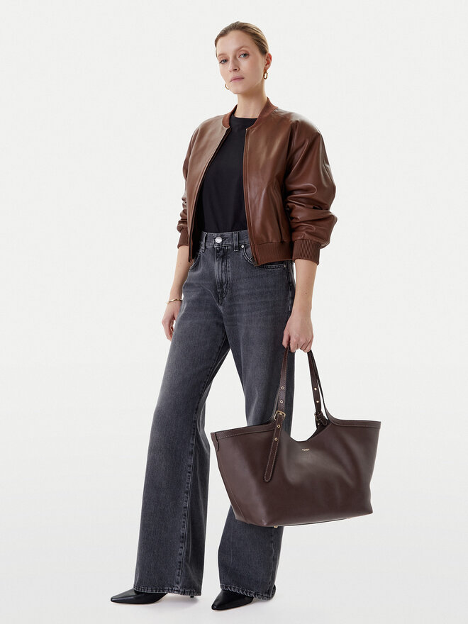 Coach Τσάντα Coach CAM00 B4MPL Καφέ