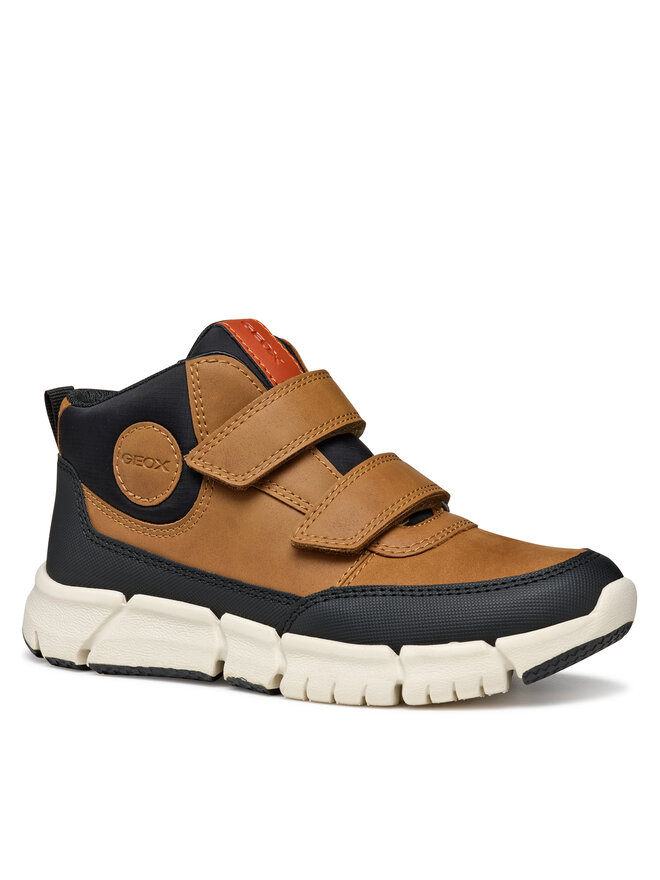 Geox Schnürschuhe Geox J Flexyper J569BA 0ME32 C6002 D Braun