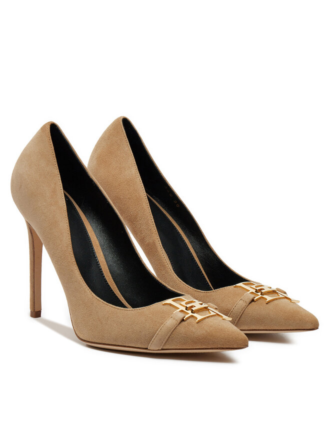 Elisabetta Franchi Pantofi cu toc subțire Elisabetta Franchi SA-31B-46E2-V520 Maro