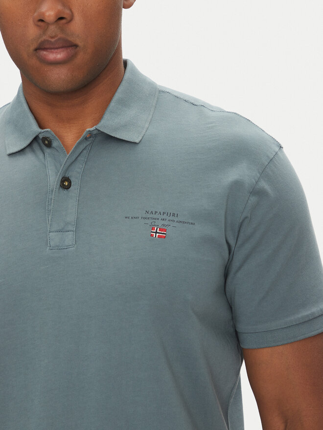 Napapijri Napapijri Poloshirt Elbas NP0A4GB4 Blau Regular Fit