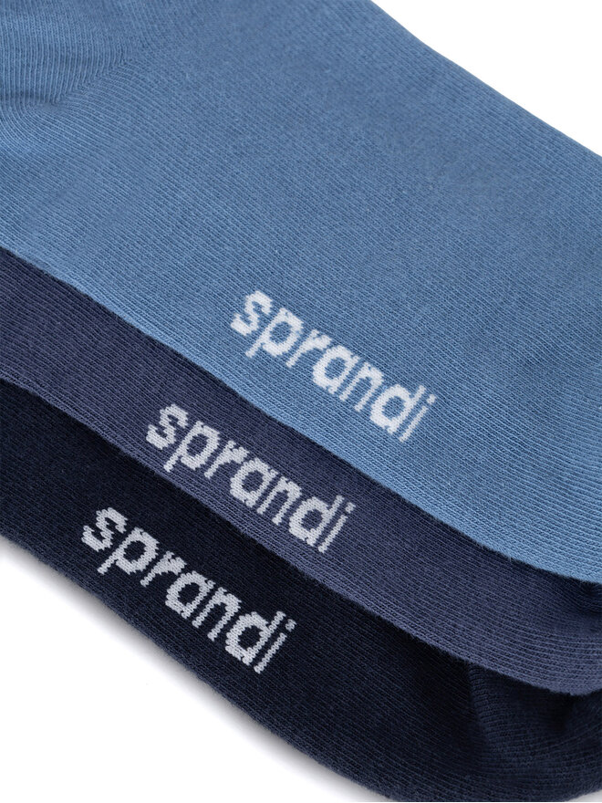 Sprandi Súprava 3 párov kotníkových ponožiek unisex Sprandi 0UB-004-AW24 (3-PACK) Modrá