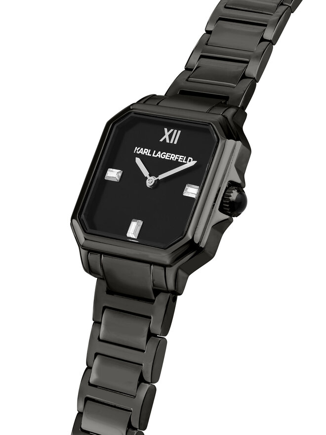 KARL LAGERFELD Laikrodis KARL LAGERFELD R0553102504 Juoda