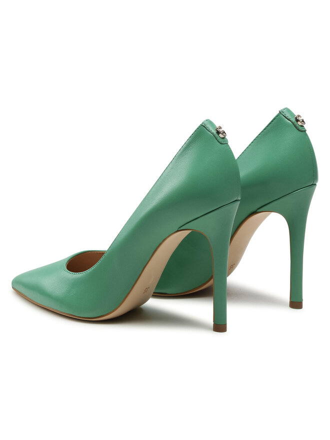 Guess Обувки на ток Guess Gavi4 FL5GV4 LEA09 Зелен