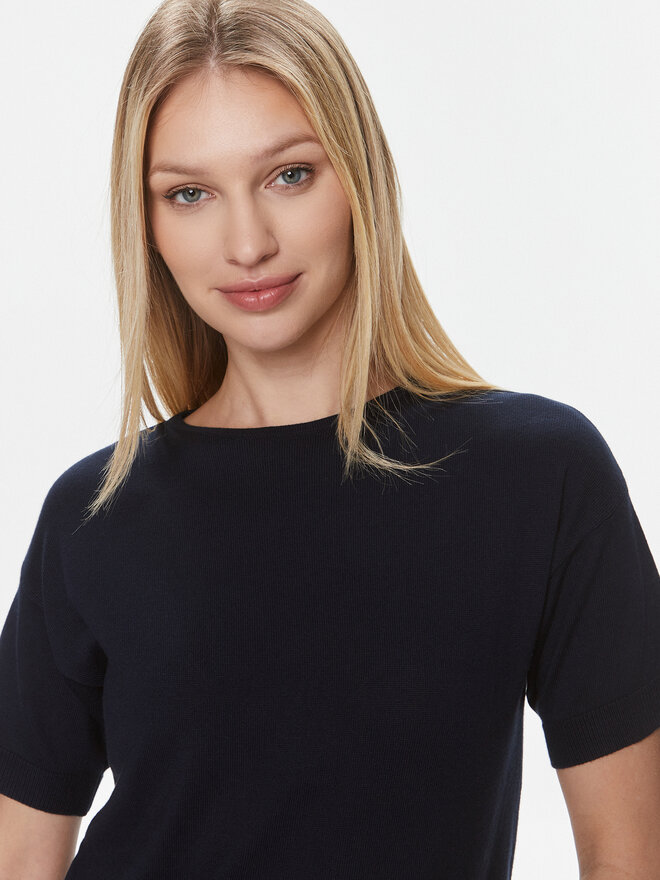 United Colors Of Benetton United Colors Of Benetton Marškinėliai 103CD102M Tamsiai mėlyna Regular Fit