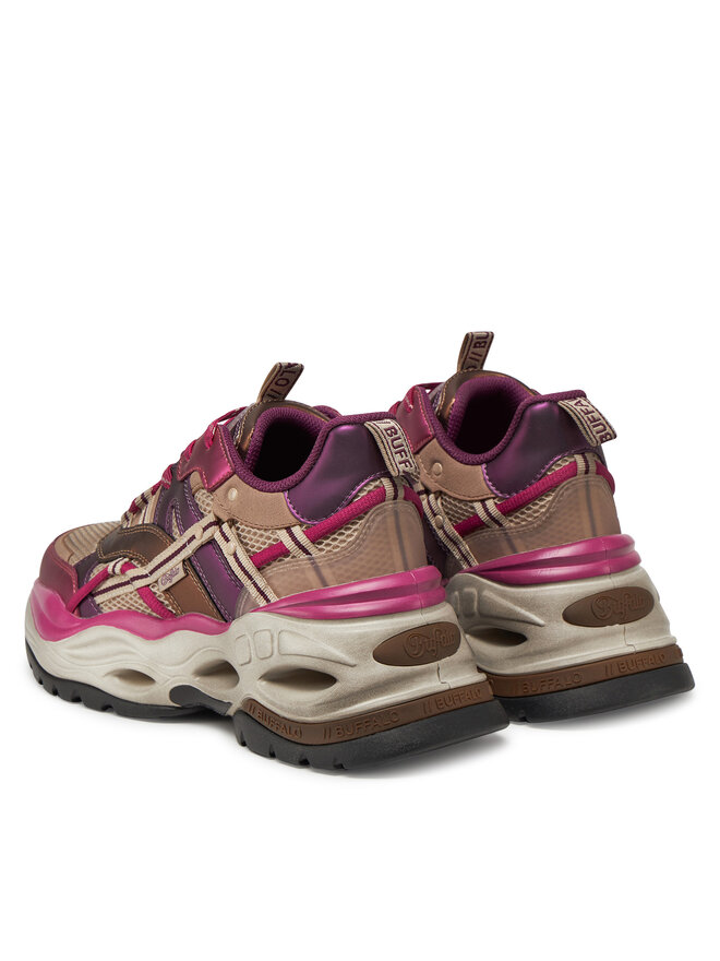 Buffalo Sneakersy Buffalo Triplet Hollow Vntg 1636300 Różowy