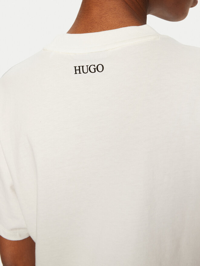HUGO HUGO Camiseta Vintage Tee 50533958 Blanco Relaxed Fit