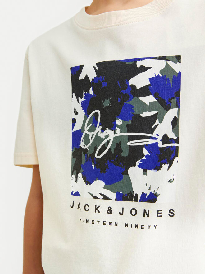 Jack&Jones Junior Jack&Jones Junior Marškinėliai Joraruba 12257133 Écru Standard Fit