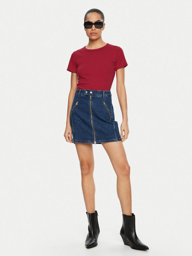 HUGO HUGO Camiseta Deloris 50512002 Rojo Regular Fit