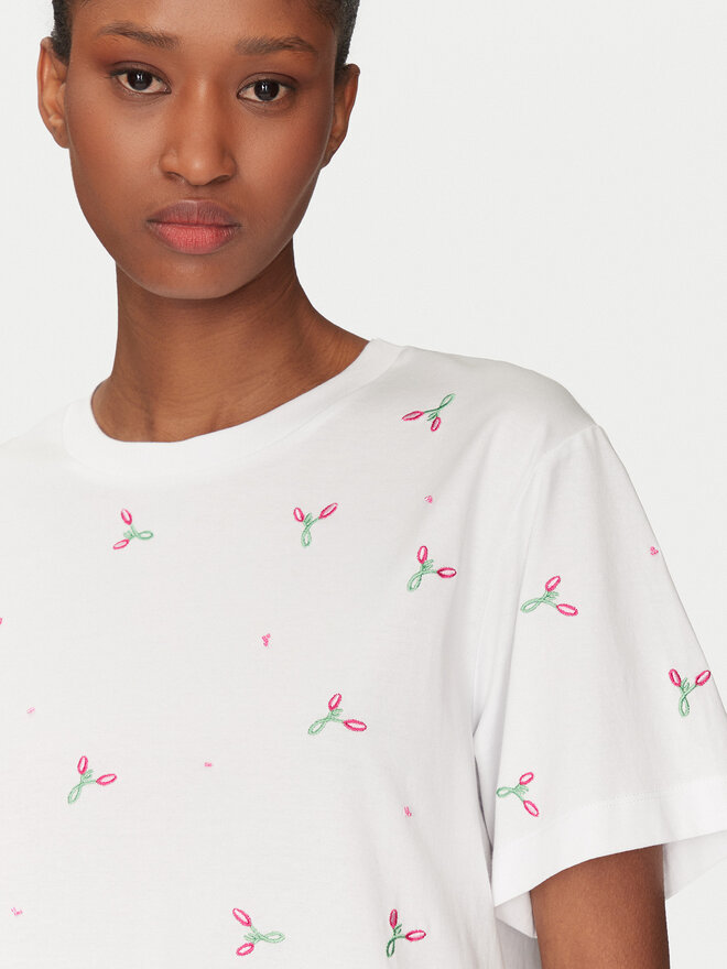 Marella Marella T-Shirt Feluca 2513971034 Λευκό Regular Fit