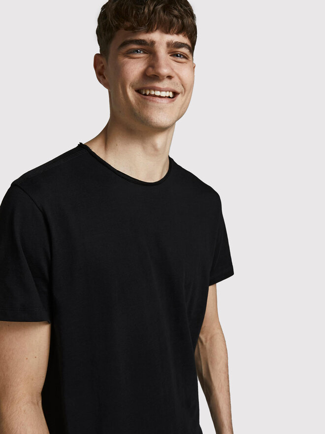 Jack&Jones Jack&Jones Marškinėliai Basher 12182498 Juoda Regular Fit