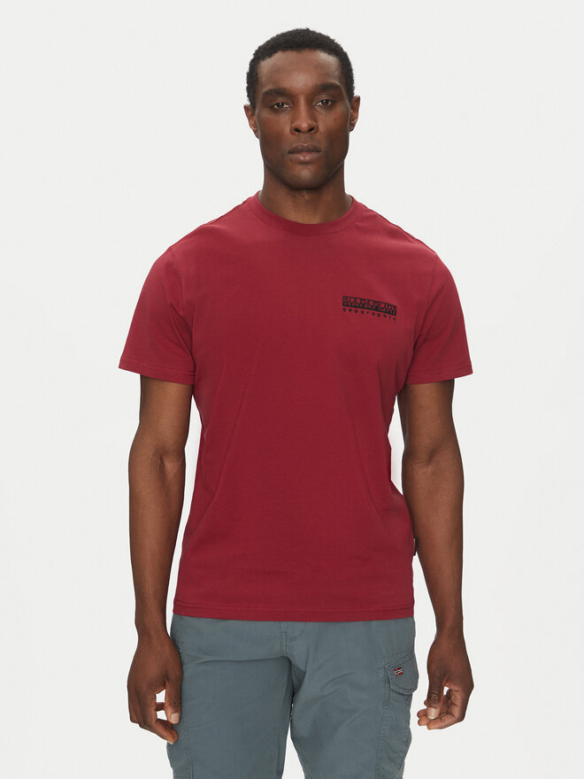 Napapijri Napapijri T-Shirt S-Vignoni NP0A4ILX Rot Regular Fit