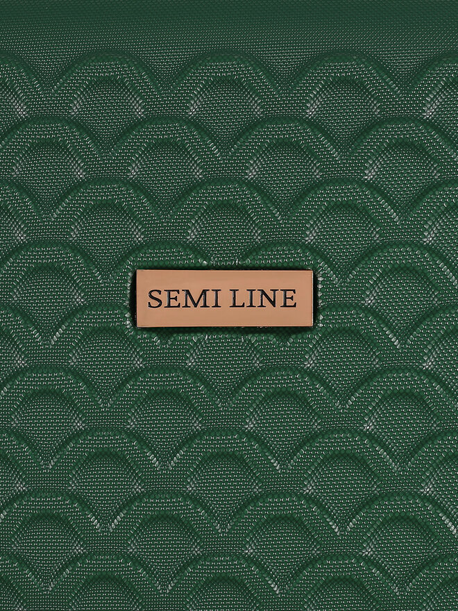 Semi Line Самолетен куфар за ръчен багаж Semi Line T5928-1 Каки