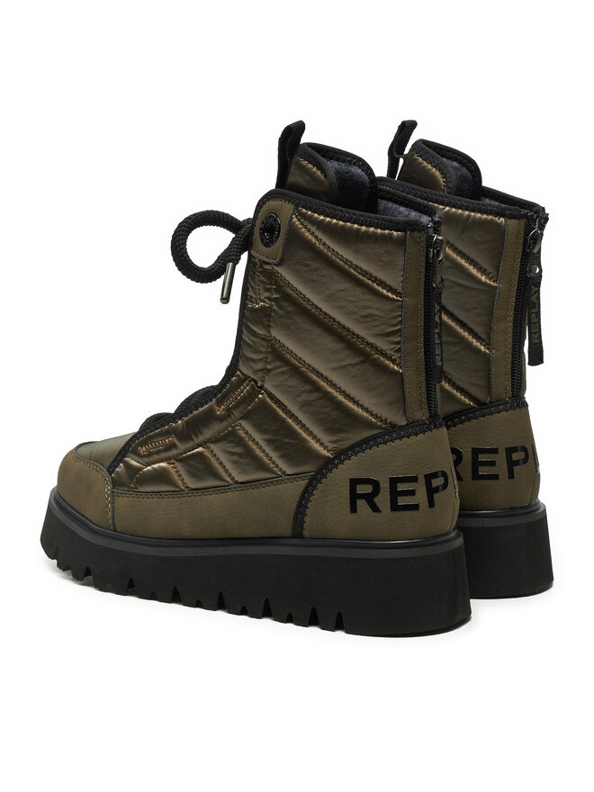 REPLAY Botines REPLAY Melrose Lace Lace-Up GWF2H.000.C0012T Verde