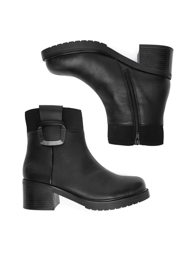 Rieker Škornji Rieker CEO-Y5253-00 Črna