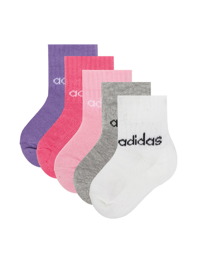 adidas Kurze Socken adidas Kids Lin Ank 5P JF8541 Bunt