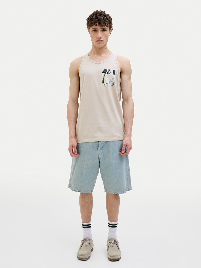 Jack&Jones Jack&Jones Майка Hawaii 12269321 Бежевий Standard Fit