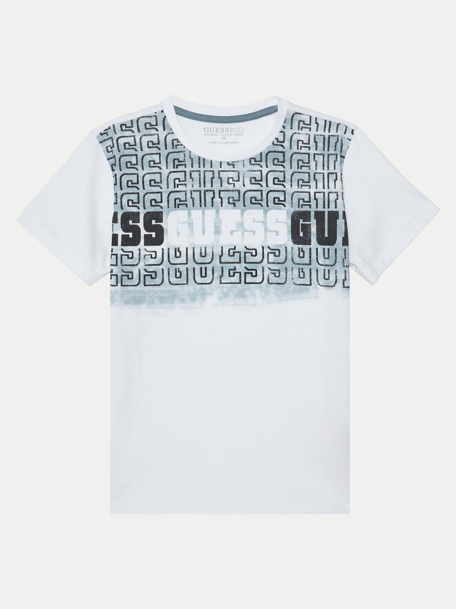 Guess Guess Marškinėliai L5RI23 K8HM4 Balta Regular Fit