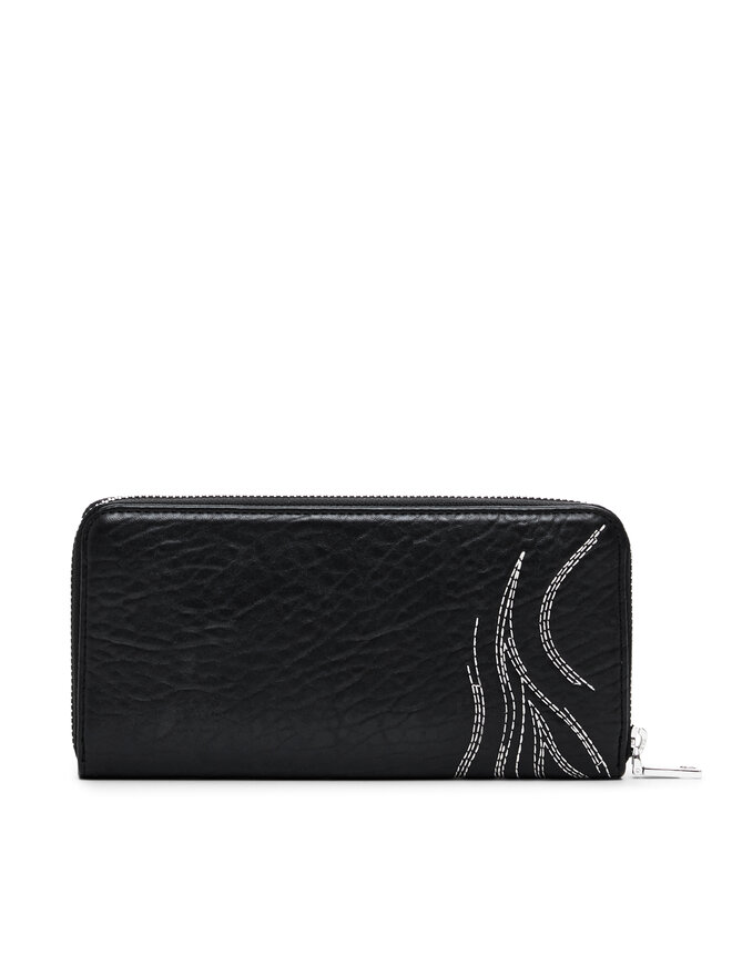 Desigual Великий жіночий гаманець Desigual Fiona 24WAYP05 Чорний