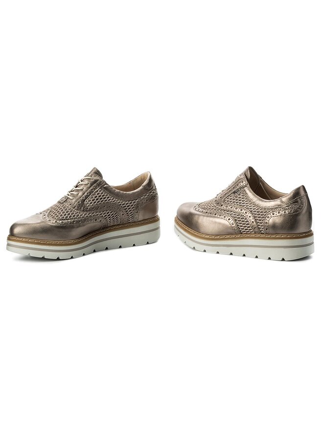 Richelieus Derbies Nero Giardini P805213D Or chaussures