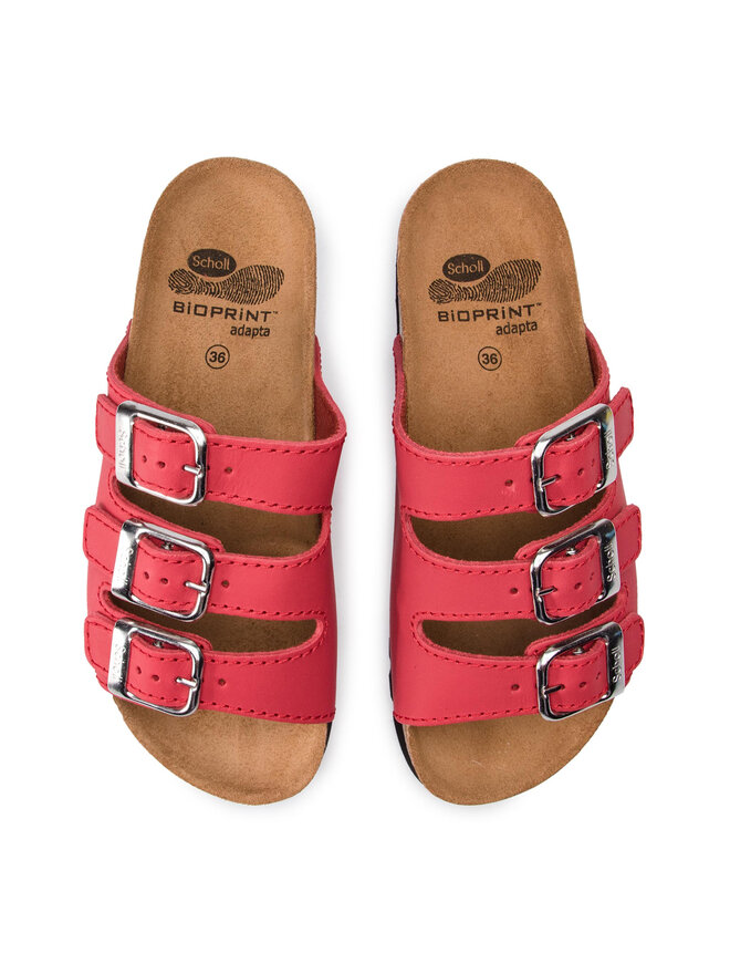 Scholl Pantoletten Scholl Rio Wedge Ad F26454 1051 360 Rot