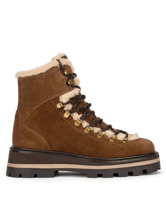 Gino Rossi Polokozačky Gino Rossi SINEN-24FW238 Hnědá