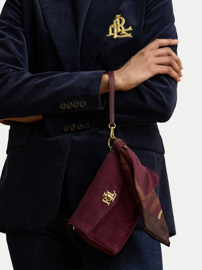 LAUREN RALPH LAUREN Handtasche LAUREN RALPH LAUREN 432P18554002 Dunkelrot