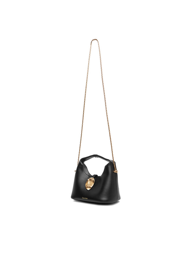 Calvin Klein Jeans Τσάντα Calvin Klein Jeans Stone Lock Slouchy Crossbody Bag LV04K3177G Μαύρο
