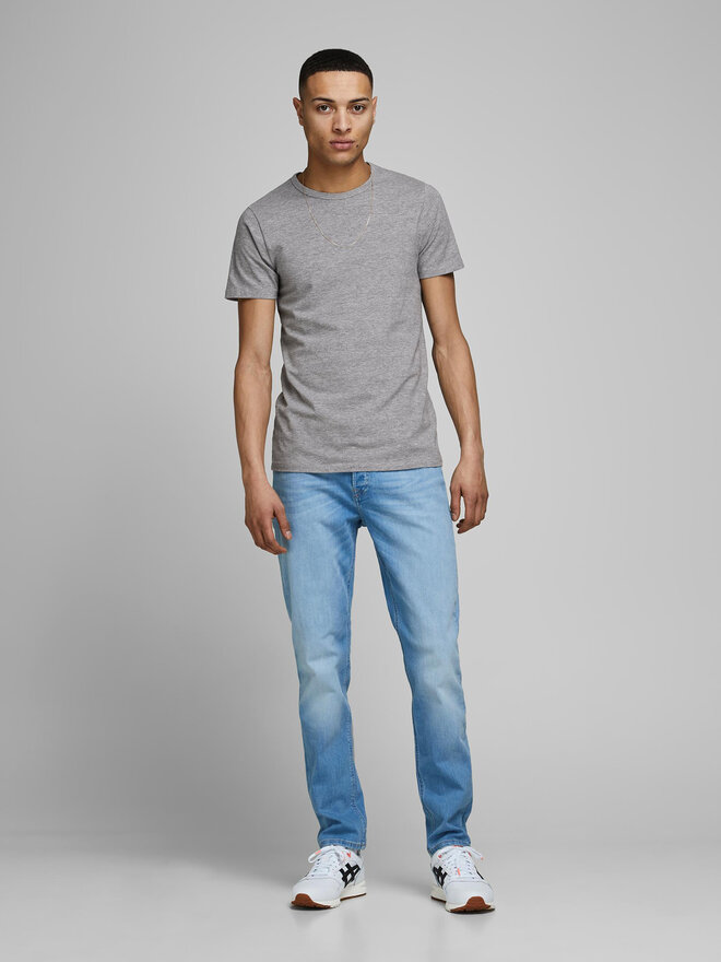 Jack&Jones Jack&Jones Футболка Basic 12058529 Сірий Stretch Fit