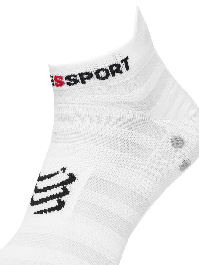 Compressport Calzini corti unisex Compressport Pro Racing Socks v4.0 Ultralight Run Low XU00051B Bianco