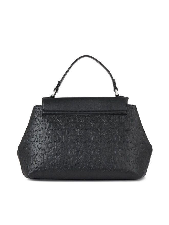 Calvin Klein Borsetta Calvin Klein Ck Must Top Handle Tote-Emb Mono K60K611285 Nero