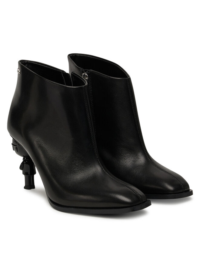 KARL LAGERFELD Ботильйони KARL LAGERFELD Nft Heel Zip KL39135 Чорний