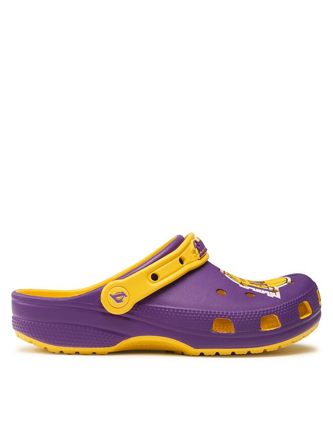 Crocs Pantoletten Crocs Crocs Classic Nba Los Angeles Lakers Clog 208650 Violett
