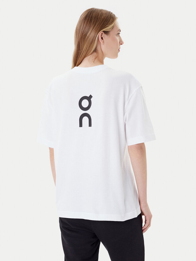 On On Camiseta Club-T 1WE1006 Blanco Relaxed Fit