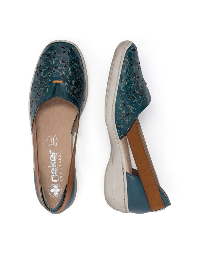 Rieker Halbschuhe Rieker 41356-13 Dunkelblau