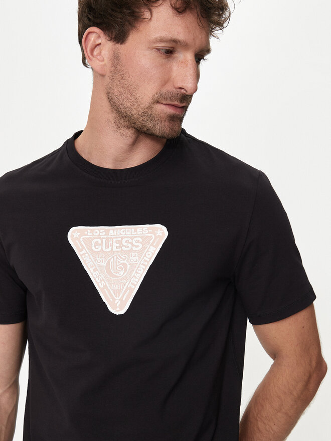 Guess Guess Camiseta M4YI35 J1314 Negro Slim Fit