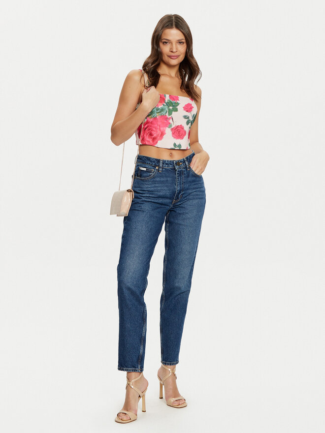 Guess Guess Top W5RH26 WGLO2 De color Regular Fit