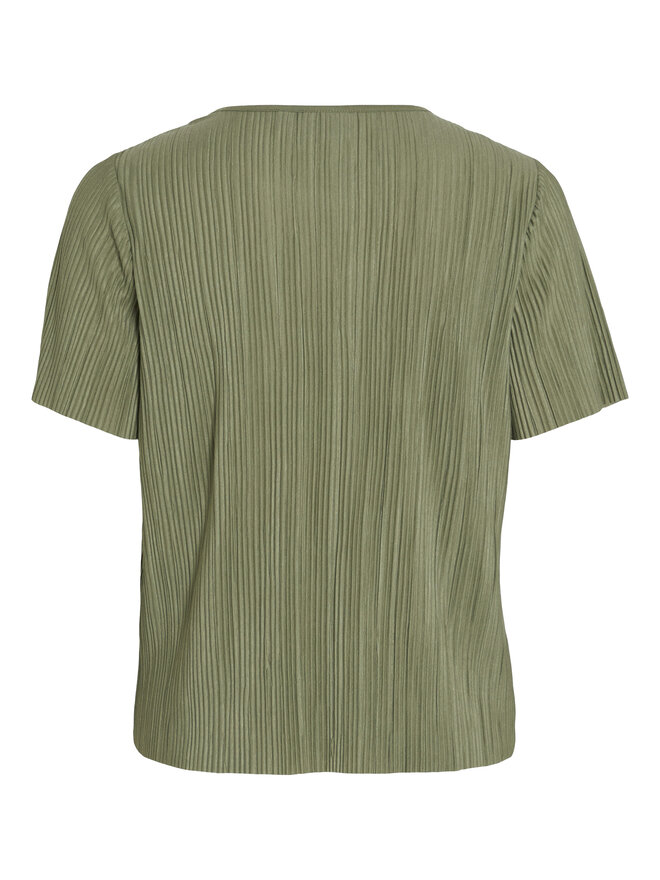 Vila Vila Футболка Plisa 14089481 Зелений Regular Fit