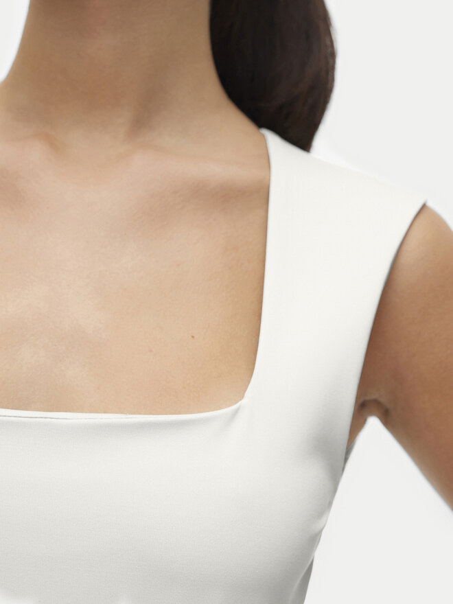 Vero Moda Vero Moda Top Million 10312751 Blanco Slim Fit