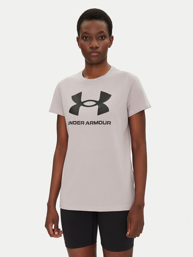 Under Armour Under Armour Футболка Rival Logo SS 1356305 Сірий Regular Fit
