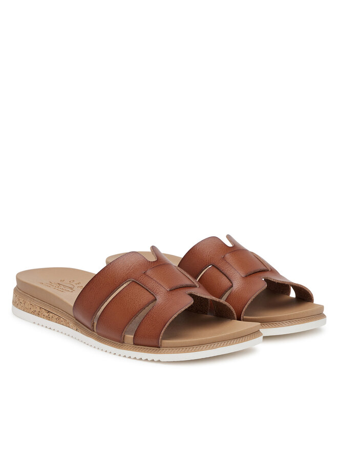 Skechers Papucs Skechers BOBS Desert Kiss Low-Peak Look 114707/CSNT Barna