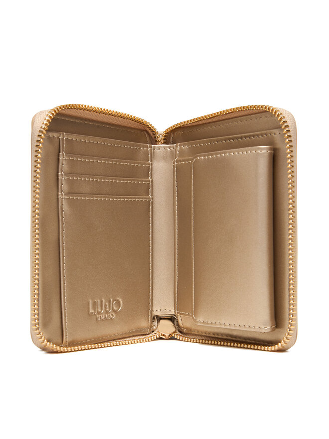 Liu Jo Великий жіночий гаманець Liu Jo Ecs M Zip Around AF5156 E0087 Золотий