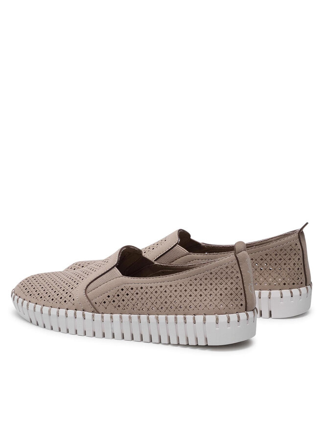 Skechers Poltopánky Skechers A La Mode 23967/TPE Béžová