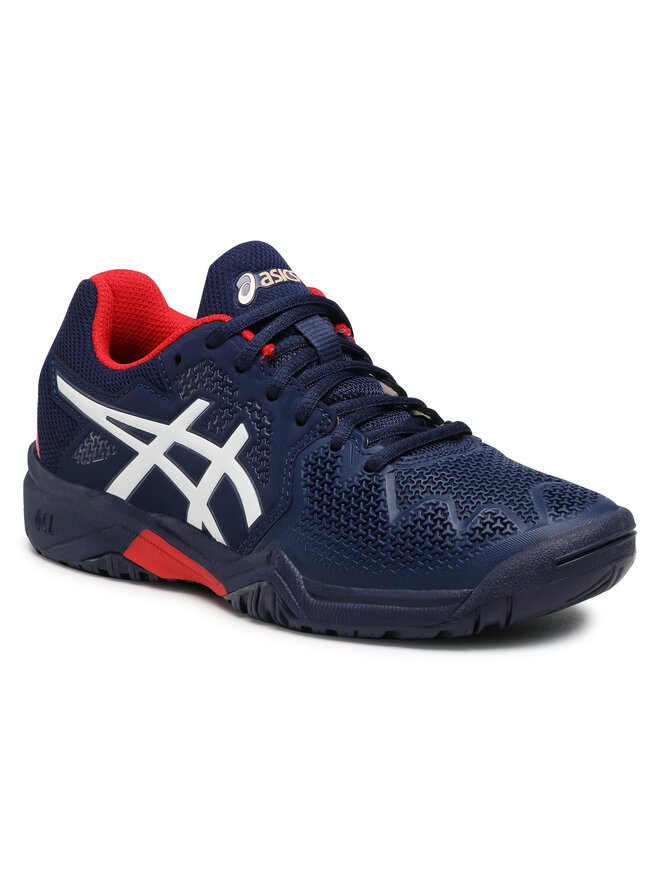 Zapatillas de tenis Asics Gel Resolution 8 Gs 1044A018 Azul marino zapatos .es