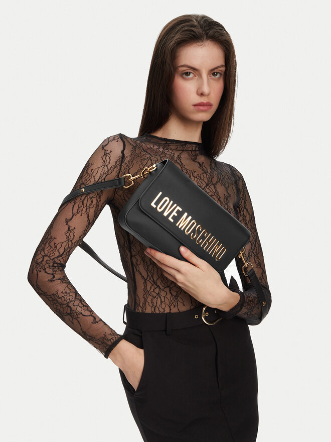 LOVE MOSCHINO Ročna torba LOVE MOSCHINO JC4023PP1MKD0000 Črna