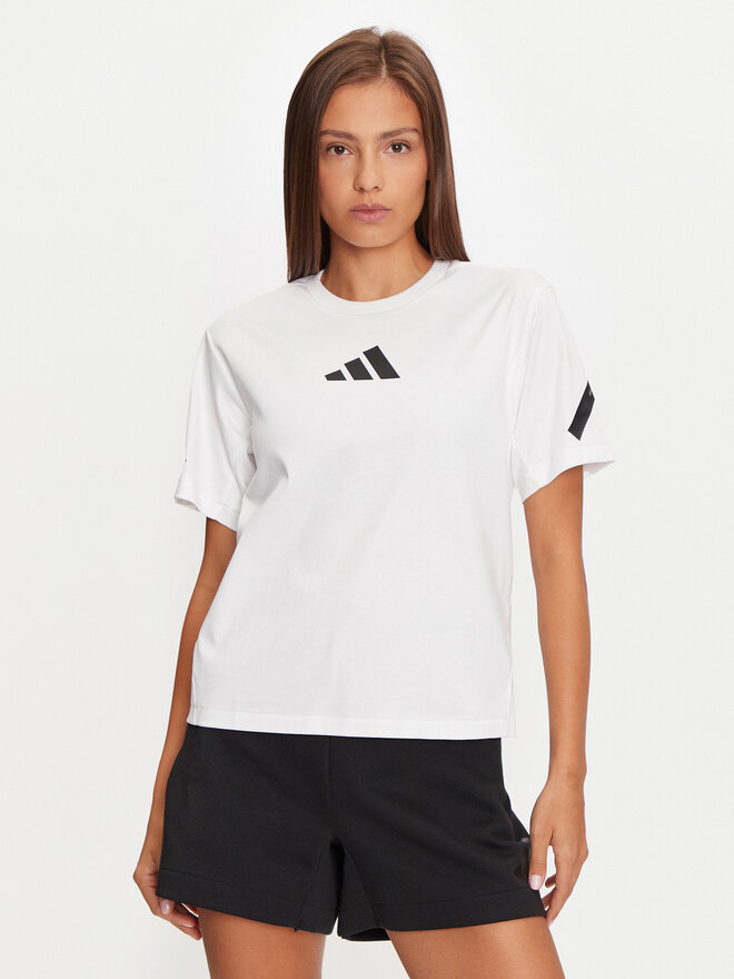 adidas adidas T-shirt Z.N.E. JE7857 Bijela Regular Fit