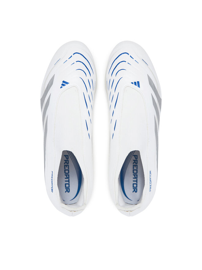adidas Buty do piłki nożnej adidas Predator League Laceless Firm/Multi-Ground ID3860 Biały
