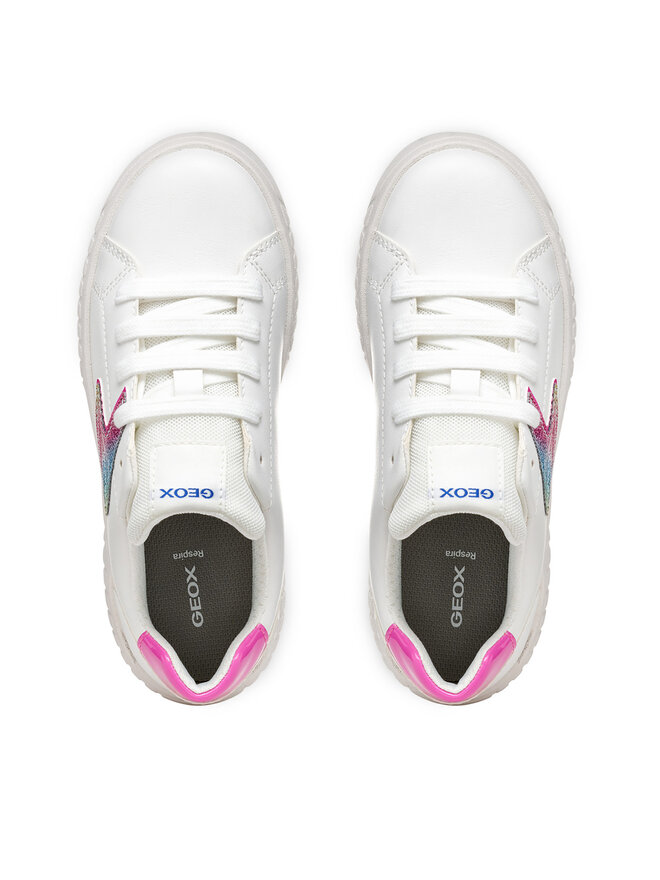 Geox Sneakersy Geox J Mikiroshi J45DVA 0BCQD C0653 M Biela
