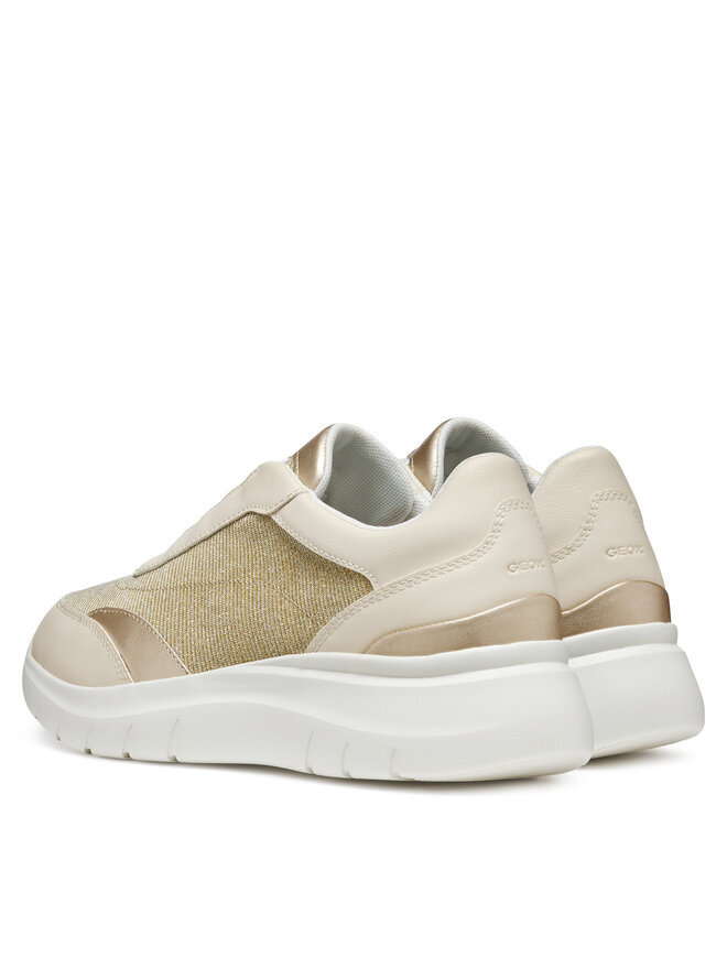 Geox Sneakersy Geox D Plummery D55YNA 0LYBC C2L1S Złoty