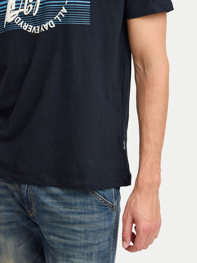 Blend Blend Camiseta 20717959 Negro Regular Fit