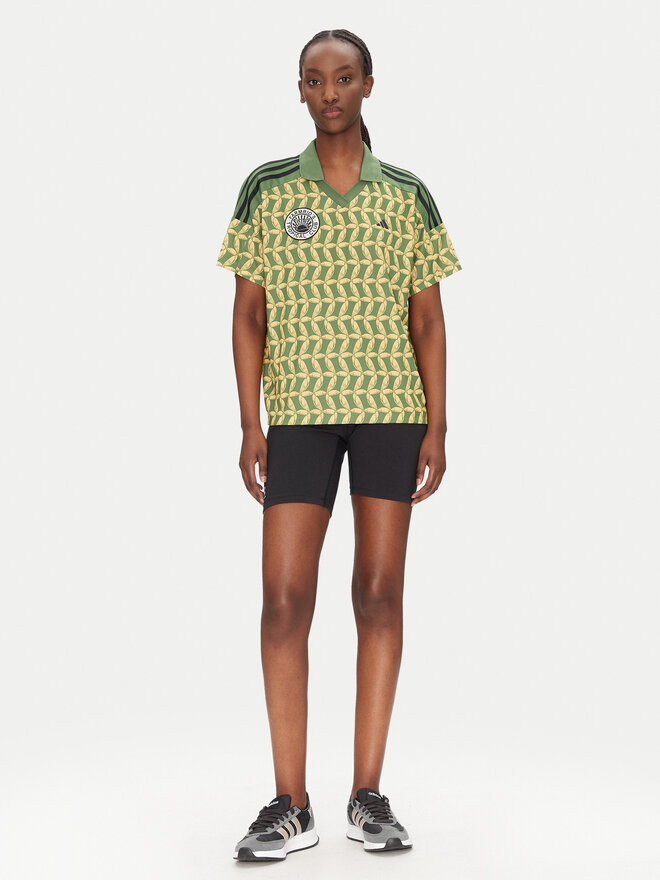 adidas adidas Marškinėliai FARM Rio JD6302 Žalia Loose Fit